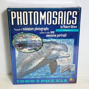 Photomosaics Dolphin Puzzle 1000 pcs New Sealed